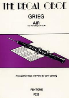 Grieg, Edvard Hagerup: Air from The Holberg Suite op.40 for oboe and piano 