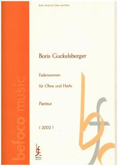 Guckelsberger, Boris: Fadensonnen für Oboe und Harfe Partitur und Stimme 