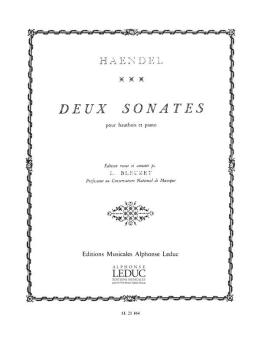 Händel, Georg Friedrich: 2 sonates pour hautbois et piano  