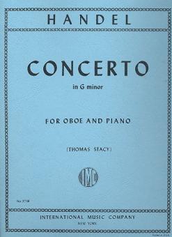 Händel, Georg Friedrich: Concerto g minor for oboe and piano 