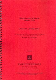 Händel, Georg Friedrich: Concerto Verdi prati für Oboe d'amore und Orchester, Partitur 