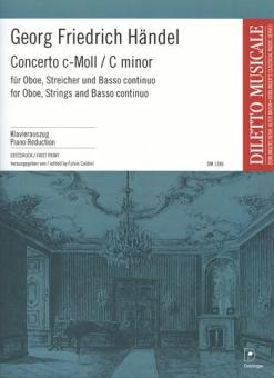 Händel, Georg Friedrich: Konzert c-Moll für Oboe, Streicher und Bc, für Oboe und Klavier 