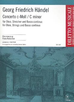 Händel, Georg Friedrich: Konzert c-Moll für Oboe, Streicher und Bc für Oboe und Klavier 