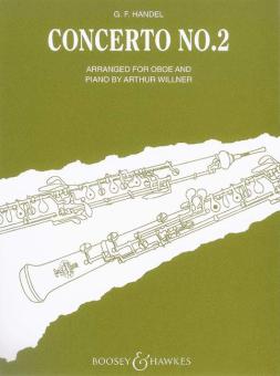Händel, Georg Friedrich: Konzert Nr.2 B-Dur für Oboe und Streichorchester, Klavierauszug mit Solostimme 