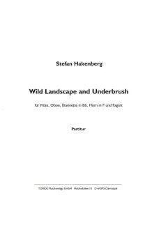 Hakenberg, Stefan: Wild Landscape and Underbrush für Flöte, Oboe, Klarinette, Horn und Fagott, Partitur 