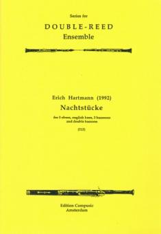 Hartmann, Erich: NACHTSTUECKE FOR 3 OBOES, ENGL. HORN, 3 BASSOONS, 1 DOUBL.BASSOON 