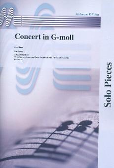 Hasse, Johann Adolph: Concert g-Moll für Oboe und Klavier (Klarinette / Sax ad lib) 