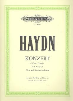 Haydn, Franz Joseph: Konzert C-Dur Hob.VIIG:C1 für Oboe und Kammerorchester für Oboe und Klavier 