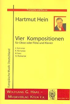 Hein, Hartmut: 4 Kompositionen für Oboe (Flöte) und Klavier  