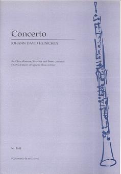 Heinichen, Johann David: Concerto A-Dur für Oboe d'amore, Streicher und Bc, 6 Stimmen 