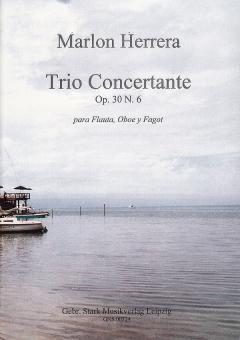 Herrera, Marlon: Trio concertante op.30,6 para flauta, oboe y fagot, score and parts 