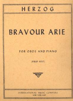 Herzog, W.: Bravour Arie for oboe and piano 