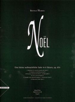 Hummel, Bertold: Noel op.87e für Oboe (Flöte), Klarinette und Fagott, 3 Spielpartituren 