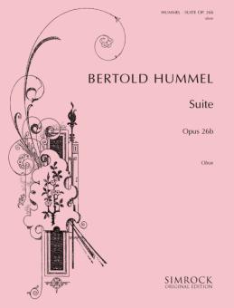 Hummel, Bertold: Suite op.62b für Oboe 