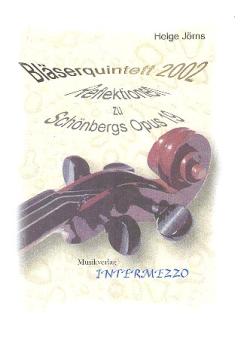 Jörns, Helge: Bläserquintett 2002 für Flöte, Oboe, Klarinette, Horn und Fagott, Partitur und Stimmen 