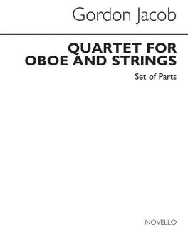 Jacob, Gordon Percival Septimus: Quartet for oboe, viola, viola and violoncello, parts,  archive copy 