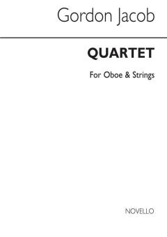 Jacob, Gordon Percival Septimus: Quartet for oboe, violin, viola and violoncello, study score,  archive copy 