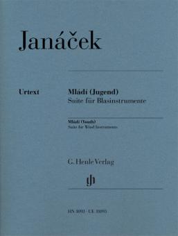 Janácek, Leos: Mládí für Flöte (Piccolo), Oboe, Klarinette, Horn, Fagott und Baßklarinette, Stimmen 