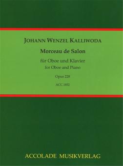Kalliwoda, Johann Wenzel: Morceau de Salon op.228 für Oboe und Klavier 