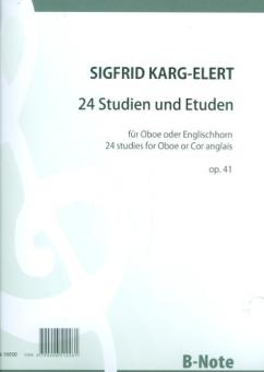 Karg-Elert, Sigfrid: 24 Studien und Etüden op.41 für Oboe 