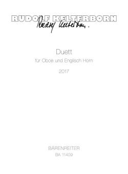 Kelterborn, Rudolf: Duett für Oboe und Englischhorn, 2 Spielpartituren 