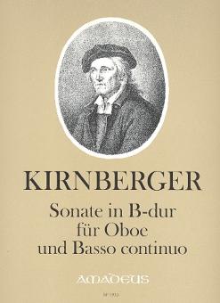 Kirnberger, Johann Philipp: Sonate B-Dur für Oboe und Bc 