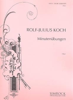 Koch, Rolph Julius: Minutenübungen für Oboe 