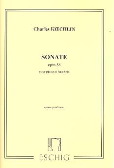 Koechlin, Charles Louis Eugene: Sonate op.58 pour hautbois et piano 