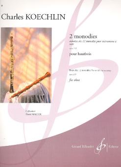 Koechlin, Charles Louis Eugene: 2 monodies op.213 pour hautbois 