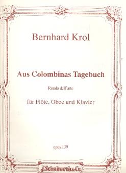 Krol, Bernhard: Aus Columbinas Tagebuch für Flöte, Oboe und Klavier, Stimmen 