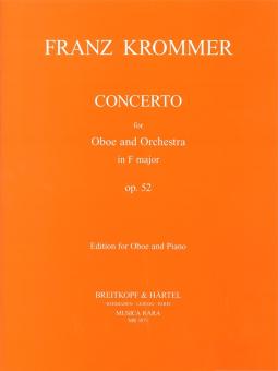 Krommer, Franz Vinzenz: Konzert F-Dur op.52 für Oboe und Orchester, für Oboe und Klavier 
