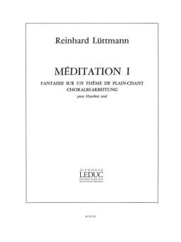 Lüttmann, Reinhard: Méditation 1 pour hautbois seul 