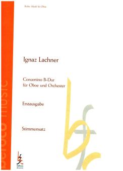 Lachner, Ignaz: Concertino B-Dur für Oboe und Orchester, Stimmensatz (5-5-4-4-3) 