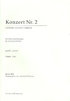 Lebrun, Ludwig August: Konzert g-Moll Nr.2 für Oboe und Orchester, Partitur 