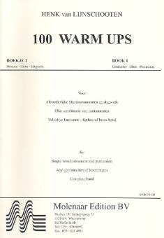 Lijnschooten, Henk van: 100 WARM UPS VOL.1 CONDUCTOR (OBOE, PERCUSSION) 