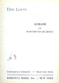 Lipatti, Dinu: Aubade für Flöte, Oboe, Klarinette und Fagott, Partitur 