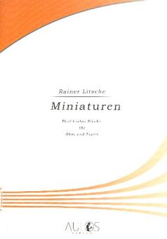 Litsche, Rainer: Miniaturen für Oboe und Fagott, Partitur und Stimmen 