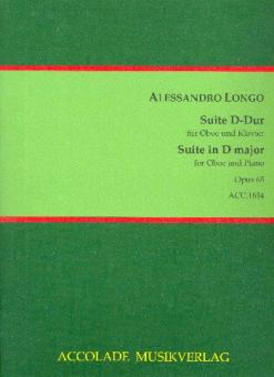 Longo, Alessandro: Suite D-Dur op.65 für Oboe und Klavier 