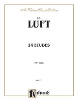 Luft, Julius Heinrich: 24 Etudes for oboe  