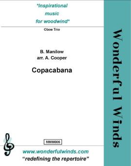 Manilow, Barry: Copacabana für 2 Oboen und Englischhorn, Partitur und Stimmen 