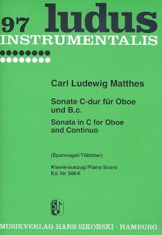 Matthes, Carl Ludwig: Sonate C-Dur für Oboe und Bc  