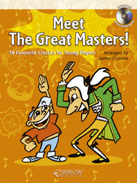 Meet the great Masters (+CD) for flute (oboe, violin), 18 favorite classics for young players 