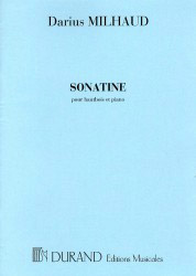 Milhaud, Darius: Sonatine pour hautbois et piano  