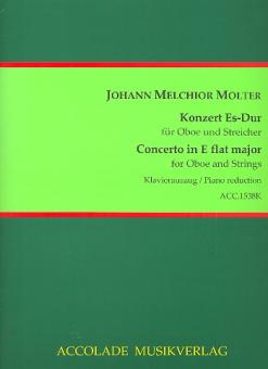 Molter, Johann Melchior: Konzert Es-Dur für Oboe und Streicher für Oboe und Klavier 
