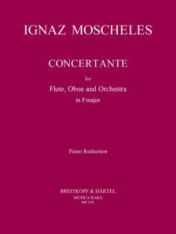 Moscheles, Ignaz: Concertante für Flöte, Oboe und Orchester, für Flöte, Oboe und Kavier 
