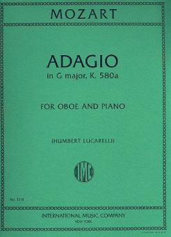 Mozart, Wolfgang Amadeus: Adagio g major KV580a oboe and piano 