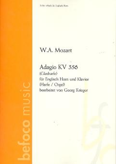 Mozart, Wolfgang Amadeus: Adagio KV356 für Glasharfe für Englishhorn und Klavier (Harfe/Orgel) 