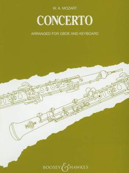 Mozart, Wolfgang Amadeus: Konzert C-Dur KV 314 für Oboe und Orchester, Klavierauszug mit Solostimme 
