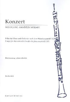 Mozart, Wolfgang Amadeus: Konzert F-Dur KV313 für Oboe und Orchester für Oboe und Klavier 
