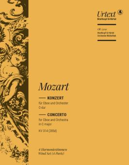 Mozart, Wolfgang Amadeus: Konzert C-Dur KV314 (KV285d) für Oboe und Orchester, Harmonie 